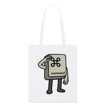 Clé de commande - Tote bag bio Stanley/Stella - blanc - Devant