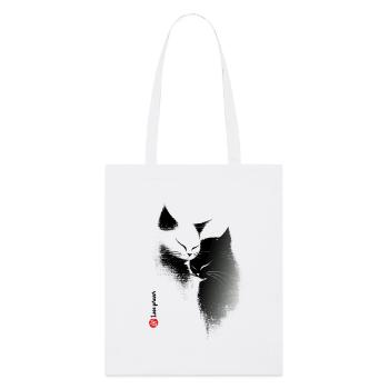 Amour des chats - Tote bag bio Stanley/Stella - blanc - Devant