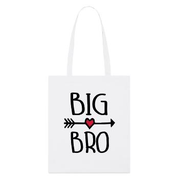 Big Bro - Stanley/Stella Bio-Stoffbeutel - Weiß - Vorne