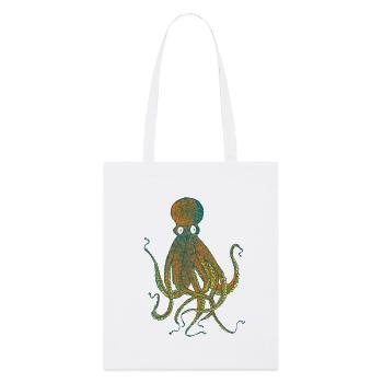 Pieuvre - Tote bag bio Stanley/Stella - blanc - Devant