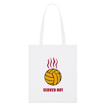 Served Hot - Stanley/Stella Organic Tote Bag - white - Front
