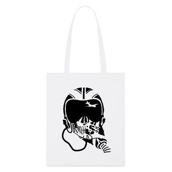 Pilote de jet - Tote bag bio Stanley/Stella - blanc - Devant