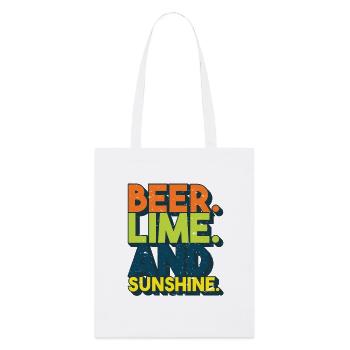 Bonne bière - Tote bag bio Stanley/Stella - blanc - Devant