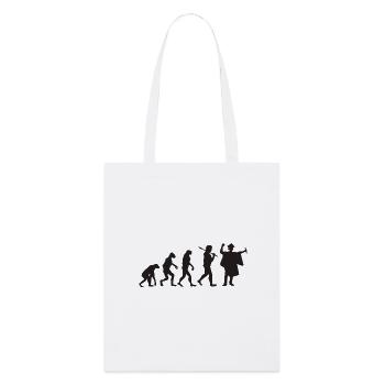 Graduation - Evolution - Cadeau - Tote bag bio Stanley/Stella - blanc - Devant