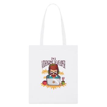 Video Game Developer - Videogame Developer - Stanley/Stella Organic Tote Bag - white - Front