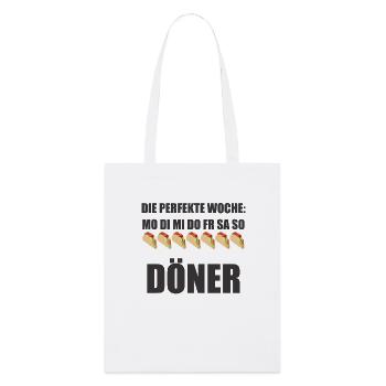 Döner Dönerbude Döner Kebab Dürüm Dönermann - Stanley/Stella Bio-Stoffbeutel - Weiß - Vorne