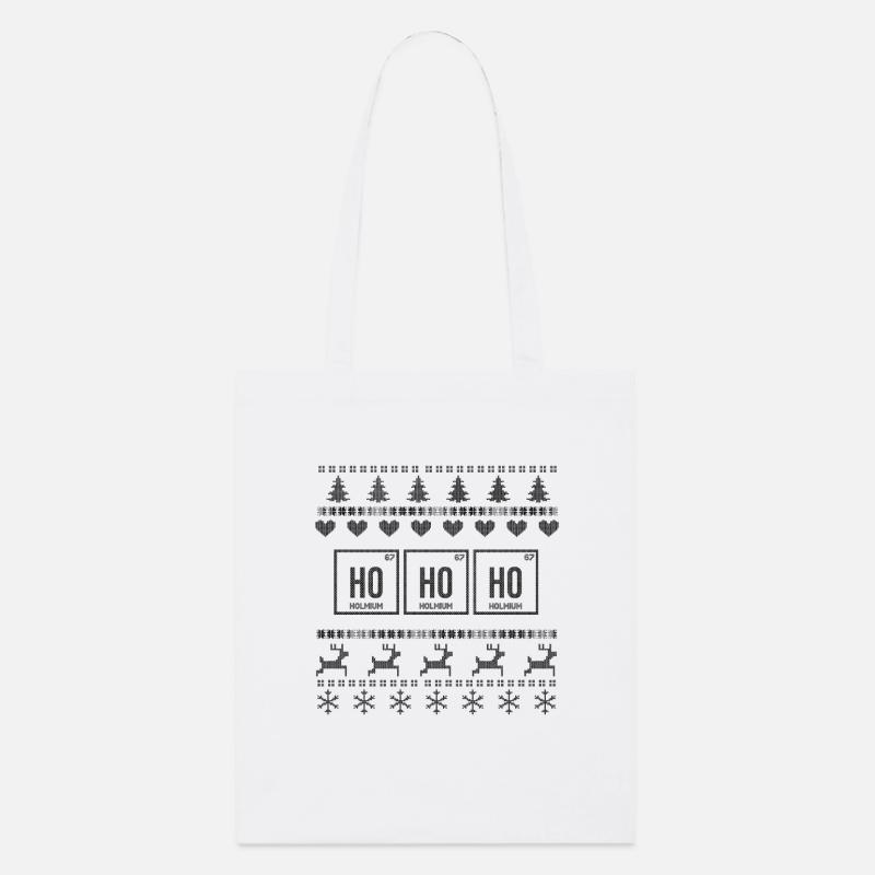 Noël Ho Ho Ho - Tote bag bio Stanley/Stella - blanc