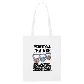 Personal Trainer Definition - Stanley/Stella Organic Tote Bag - white - Front