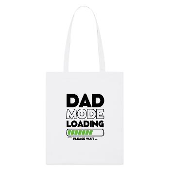Loading soon daddy - DAD mode loading - Stanley/Stella Organic Tote Bag - white - Front