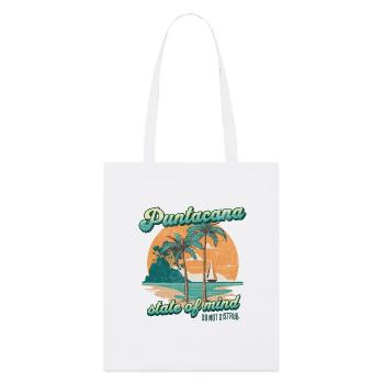 puntacana State of Mind Vintage Beach - Stanley/Stella Organic Tote Bag - white - Front