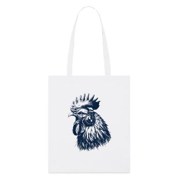 Chanter avec des écouteurs - Tote bag bio Stanley/Stella - blanc - Devant
