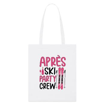 Équipe de fête après ski - Tote bag bio Stanley/Stella - blanc - Devant
