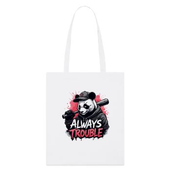 Gangster Panda Panda Panda Ours Pandas - Tote bag bio Stanley/Stella - blanc - Devant