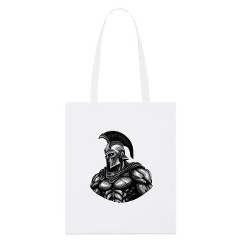 Spartaner Gladiator - Stanley/Stella Bio-Stoffbeutel - Weiß - Vorne