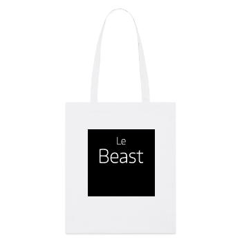 Le respiration la bête instruction de type bête - Tote bag bio Stanley/Stella - blanc - Devant
