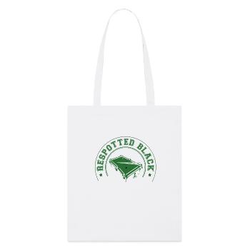 Snooker Respected Noir - Tote bag bio Stanley/Stella - blanc - Devant