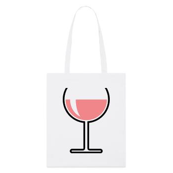 XRose Stiel Fuss - Stanley/Stella Bio-Stoffbeutel - Weiß - Vorne