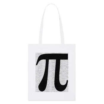 Mathématiques du symbole pi avec valeur numérique - Tote bag bio Stanley/Stella - blanc - Devant