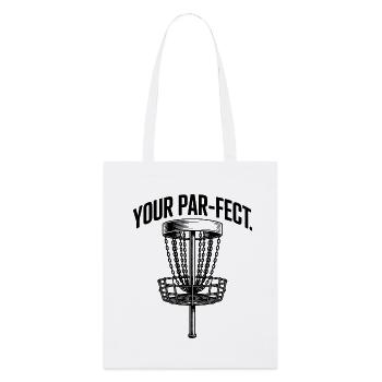 Tu es parfait - Mème Drôle de Disc Golf - Tote bag bio Stanley/Stella - blanc - Devant