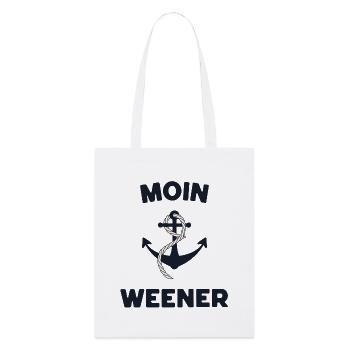Moin Weener – Conception d’ancres maritimes - Tote bag bio Stanley/Stella - blanc - Devant