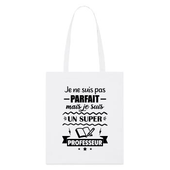 Not perfect but great teacher - Stanley/Stella Organic Tote Bag - white - Front