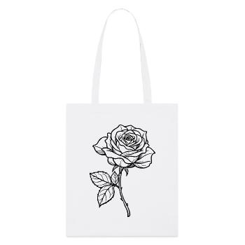 Fleur de rose - Tote bag bio Stanley/Stella - blanc - Devant