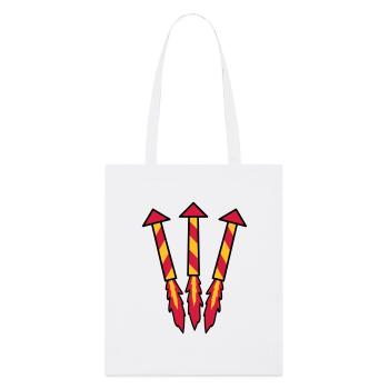 Firework Rockets - Stanley/Stella Bio-Stoffbeutel - Weiß - Vorne