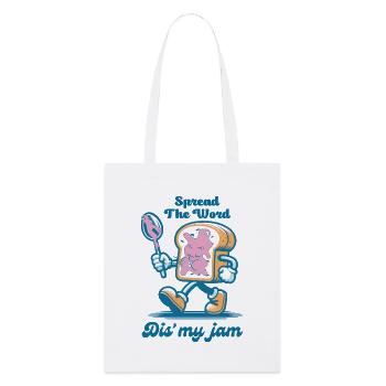 Passez le mot Dis' My Jam Funny - Tote bag bio Stanley/Stella - blanc - Devant