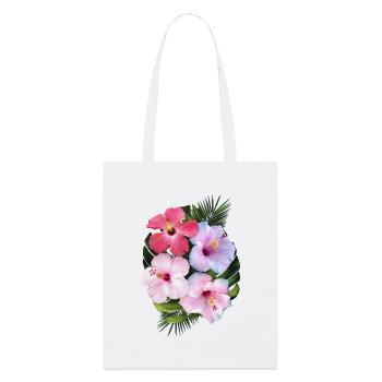 AD Hibiscus - Tote bag bio Stanley/Stella - blanc - Devant