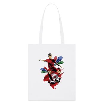 Tunez - Tunisie - Drapeaux - Tote bag bio Stanley/Stella - blanc - Devant