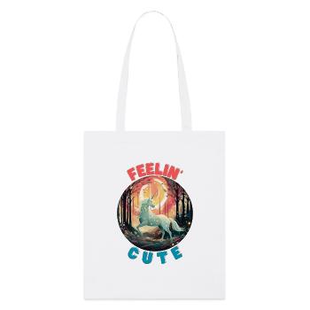 Unicorn1 - Stanley/Stella Organic Tote Bag - white - Front