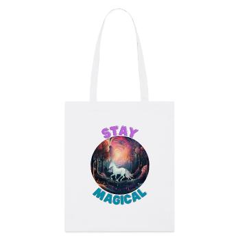 Unicorn2 - Stanley/Stella Organic Tote Bag - white - Front