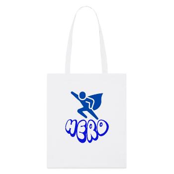 Héros - Tote bag bio Stanley/Stella - blanc - Devant