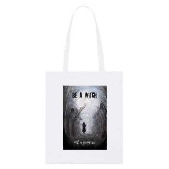 Mystical Witch Forest Illustration Be Witch - Stanley/Stella Organic Tote Bag - white - Front