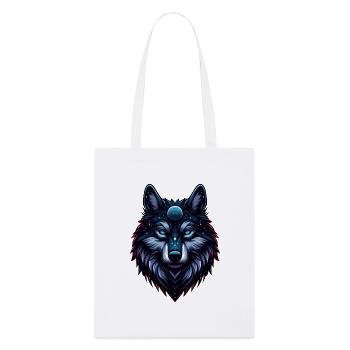 Cosmic Wolf - Stanley/Stella Organic Tote Bag - white - Front