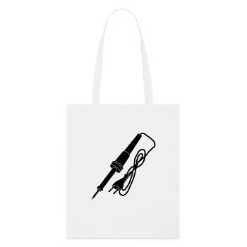 étain de soudure_s1 - Tote bag bio Stanley/Stella - blanc - Devant
