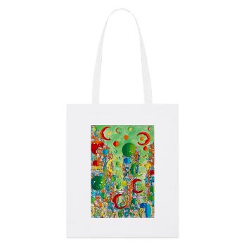 Ville flottante colorée - Tote bag bio Stanley/Stella - blanc - Devant