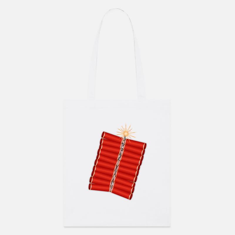 pétards - Tote bag bio Stanley/Stella - blanc