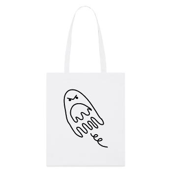 fantôme peur monstre enfant hanté bébé halloween - Tote bag bio Stanley/Stella - blanc - Devant