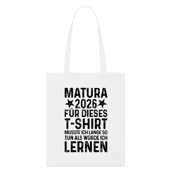 Maturité 2026 - Tote bag bio Stanley/Stella - blanc - Devant