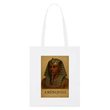 Aménophis Égyptien Héritage - Tote bag bio Stanley/Stella - blanc - Devant