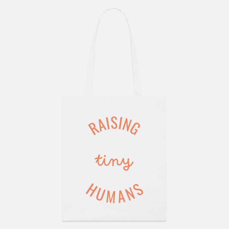 Raising Tiny Humans Kreis - Stanley/Stella Bio-Stoffbeutel - Weiß