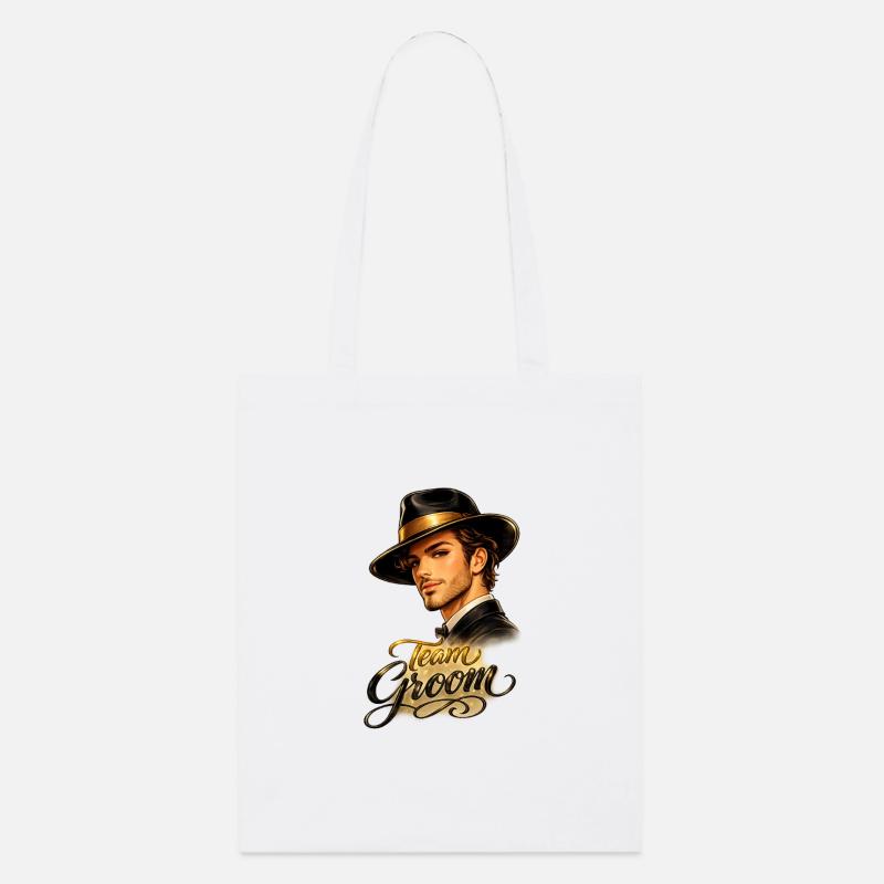 TeamGroom - Tote bag bio Stanley/Stella - blanc