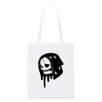 Tristesse jusqu'à la mort - Tote bag bio Stanley/Stella - blanc - Devant