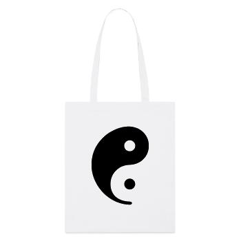 YIN & YANG - just 01 - Stanley/Stella Organic Tote Bag - white - Front