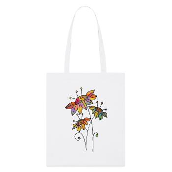 Fleur - Tote bag bio Stanley/Stella - blanc - Devant