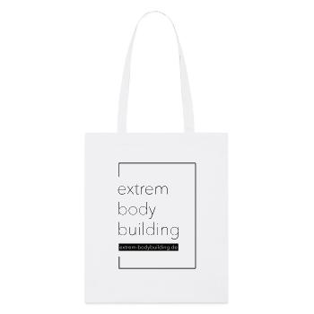 extrem-bodybuilding - Stanley/Stella Bio-Stoffbeutel - Weiß - Vorne