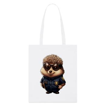 Police des hérissons - Tote bag bio Stanley/Stella - blanc - Devant
