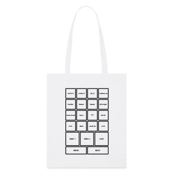 Work It – Motivation, Power & Progress - Stanley/Stella Organic Tote Bag - white - Front