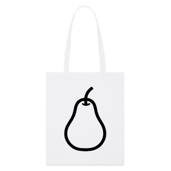 poire - Tote bag bio Stanley/Stella - blanc - Devant